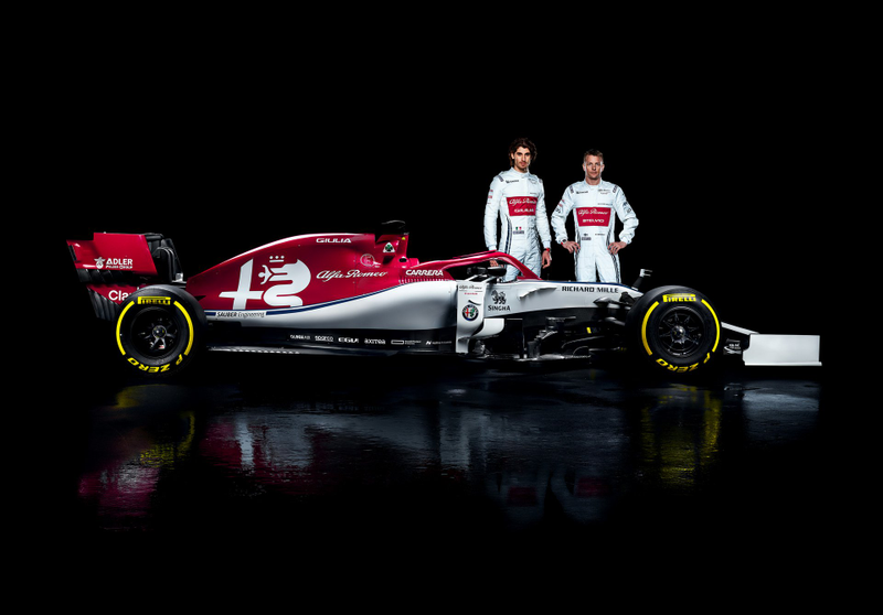 Illustration for article titled Alfa Romeo F1 Just Needs to Run Its Valentine's Day Livery All Year